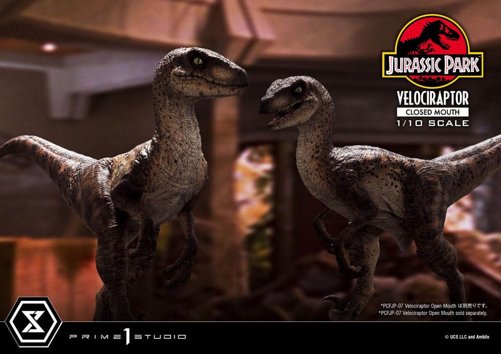 Jurassic Park - Prime Collectibles Statue 1/10 - Velociraptor Closed Mouth