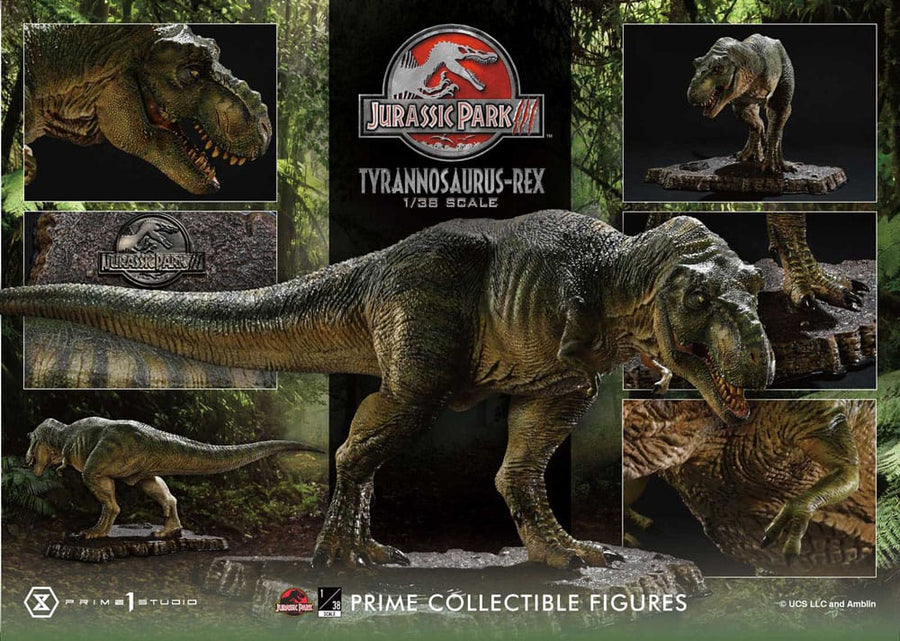 Jurassic Park III - Prime Collectibles Statue 1/38 - T-Rex