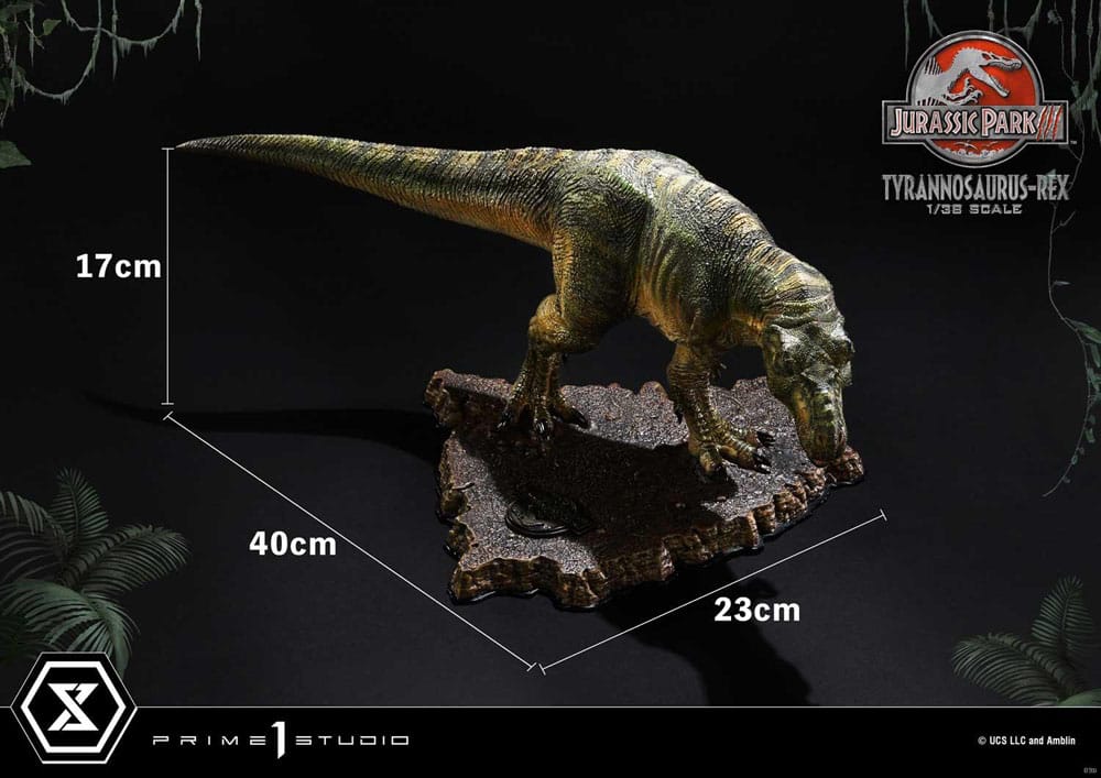 Jurassic Park III - Prime Collectibles Statue 1/38 - T-Rex