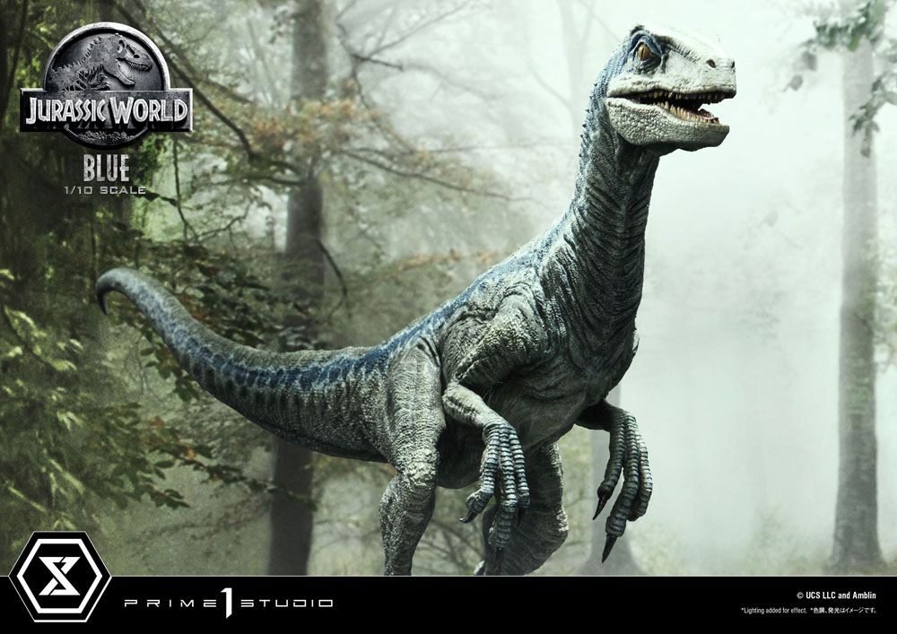 Jurassic World: Fallen Kingdom - Prime Collectibles Statue 1/10 - Blue (Open Mouth Version)