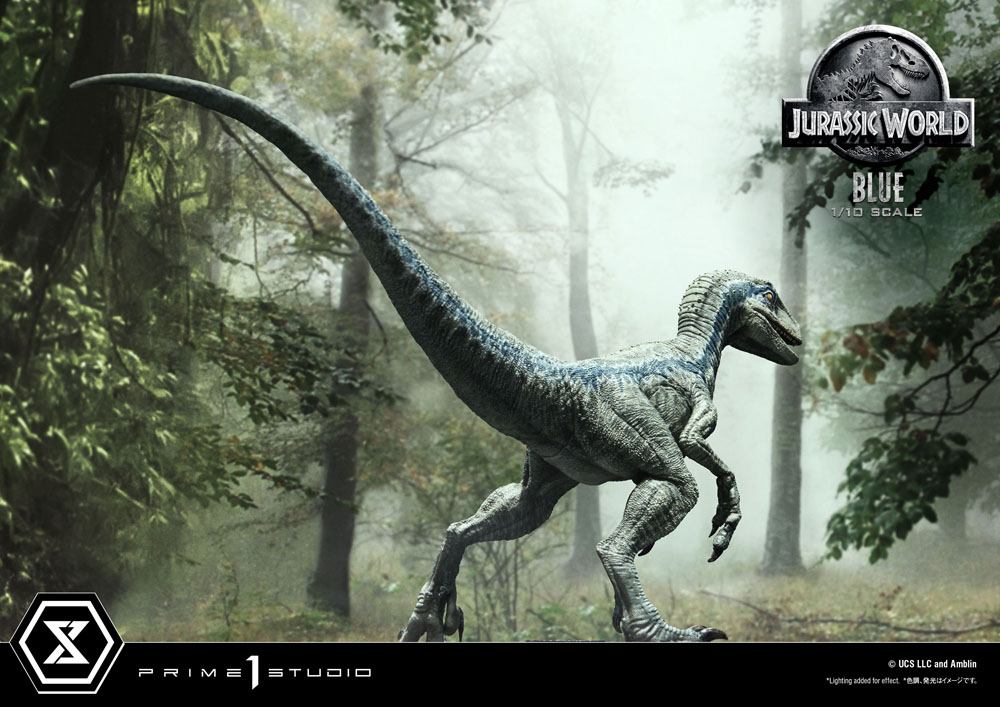 Jurassic World: Fallen Kingdom - Prime Collectibles Statue 1/10 - Blue (Open Mouth Version)