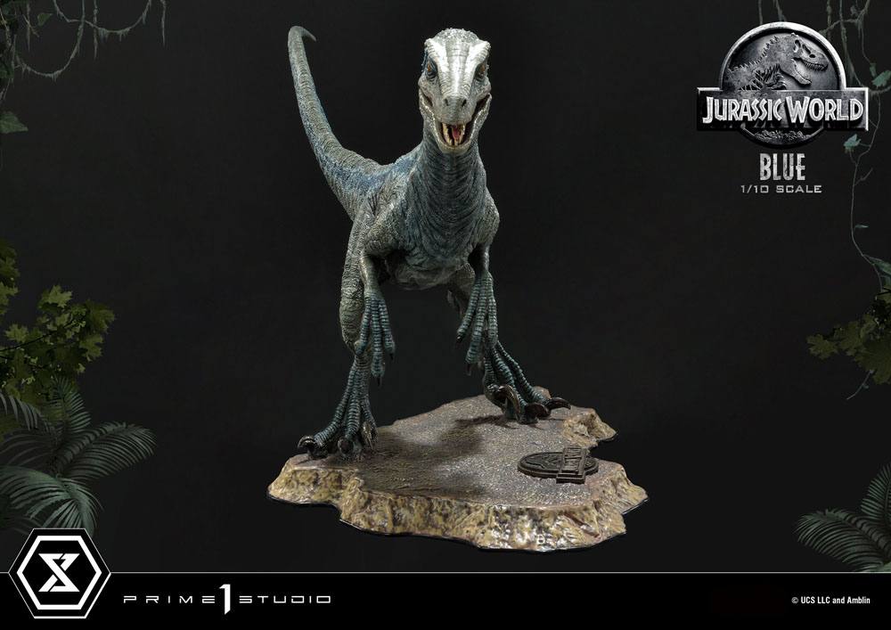 Jurassic World: Fallen Kingdom - Prime Collectibles Statue 1/10 - Blue (Open Mouth Version)