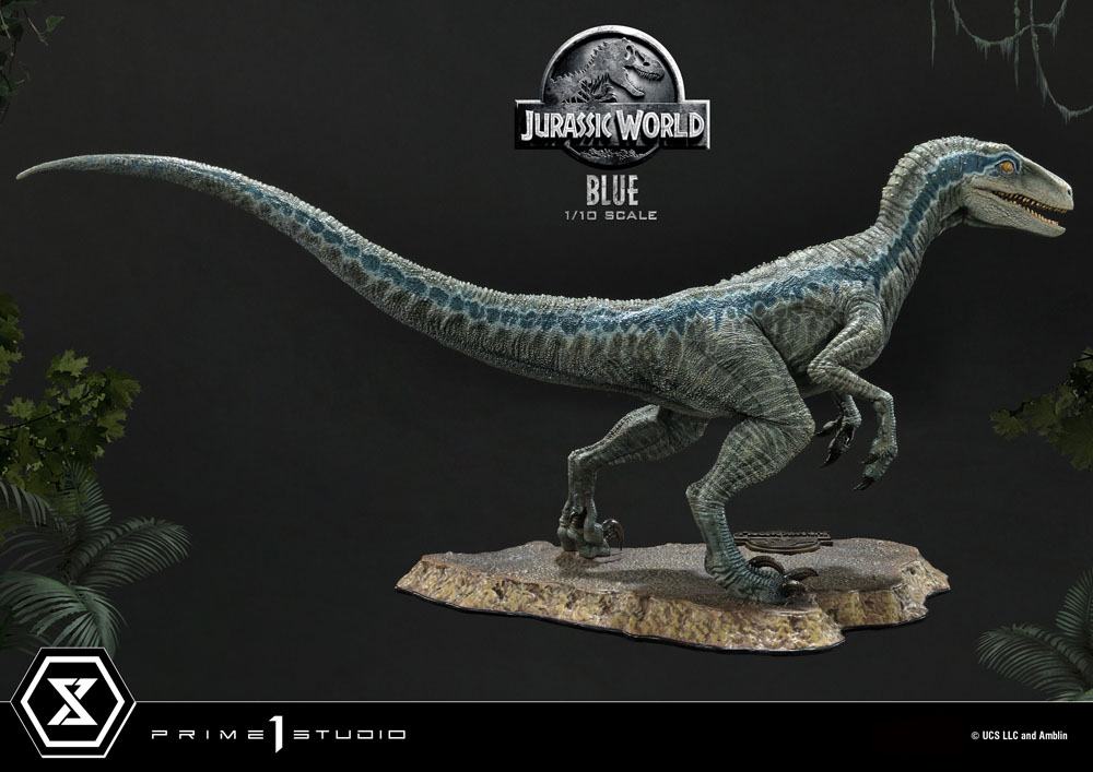 Jurassic World: Fallen Kingdom - Prime Collectibles Statue 1/10 - Blue (Open Mouth Version)