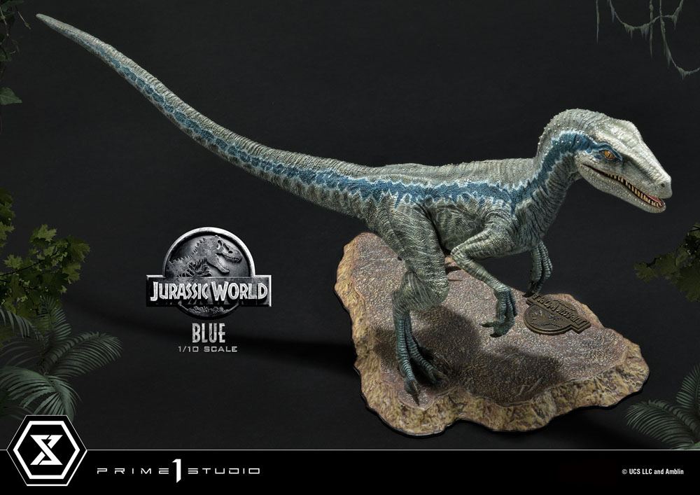 Jurassic World: Fallen Kingdom - Prime Collectibles Statue 1/10 - Blue (Open Mouth Version)