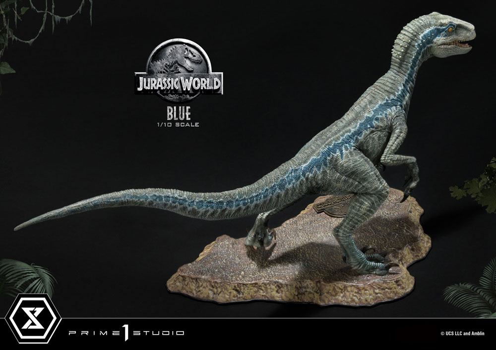 Jurassic World: Fallen Kingdom - Prime Collectibles Statue 1/10 - Blue (Open Mouth Version)