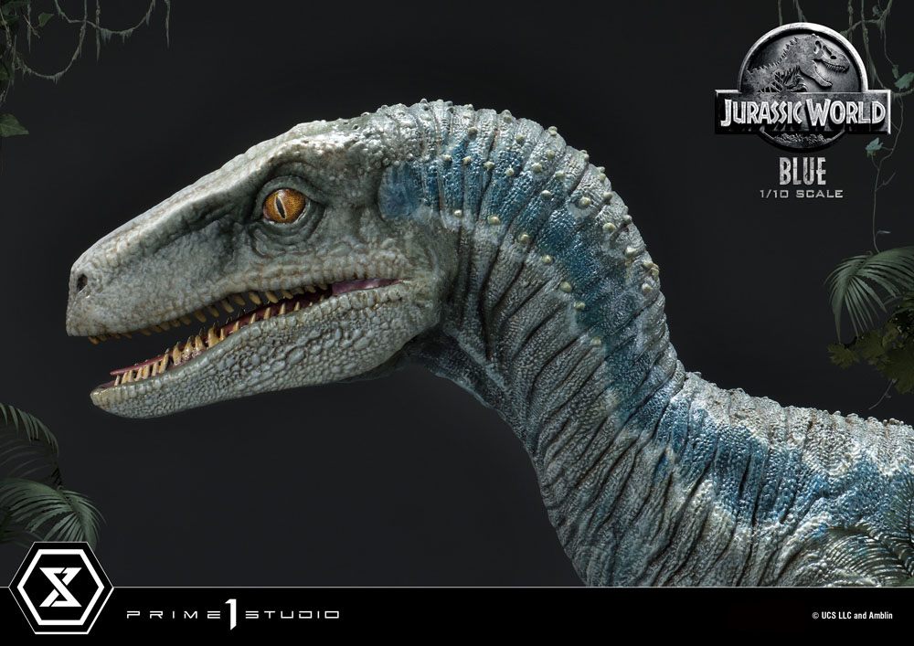 Jurassic World: Fallen Kingdom - Prime Collectibles Statue 1/10 - Blue (Open Mouth Version)