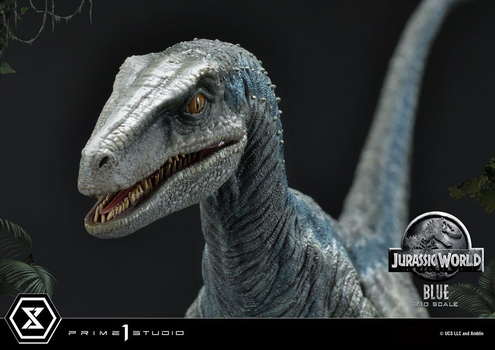 Jurassic World: Fallen Kingdom - Prime Collectibles Statue 1/10 - Blue (Open Mouth Version)