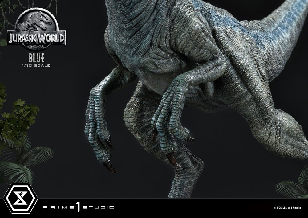 Jurassic World: Fallen Kingdom - Prime Collectibles Statue 1/10 - Blue (Open Mouth Version)