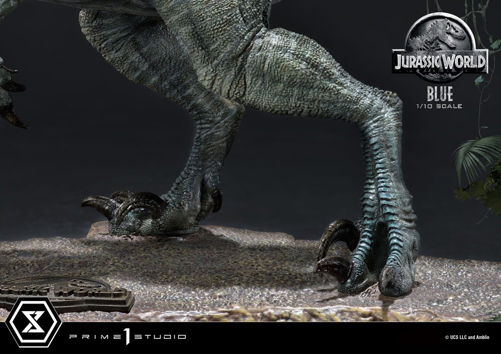 Jurassic World: Fallen Kingdom - Prime Collectibles Statue 1/10 - Blue (Open Mouth Version)