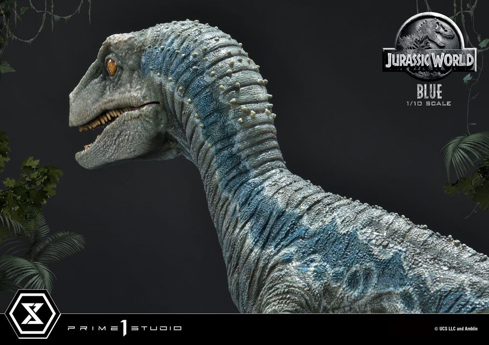Jurassic World: Fallen Kingdom - Prime Collectibles Statue 1/10 - Blue (Open Mouth Version)