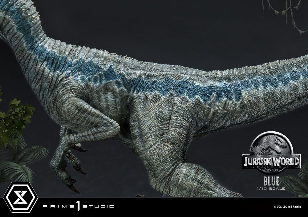 Jurassic World: Fallen Kingdom - Prime Collectibles Statue 1/10 - Blue (Open Mouth Version)