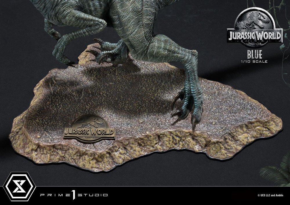 Jurassic World: Fallen Kingdom - Prime Collectibles Statue 1/10 - Blue (Open Mouth Version)