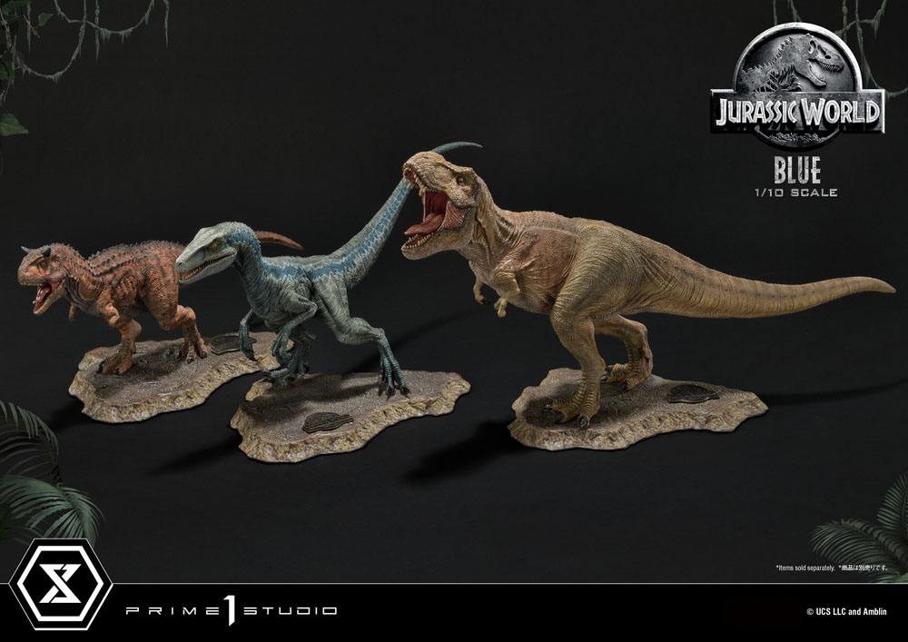 Jurassic World: Fallen Kingdom - Prime Collectibles Statue 1/10 - Blue (Open Mouth Version)