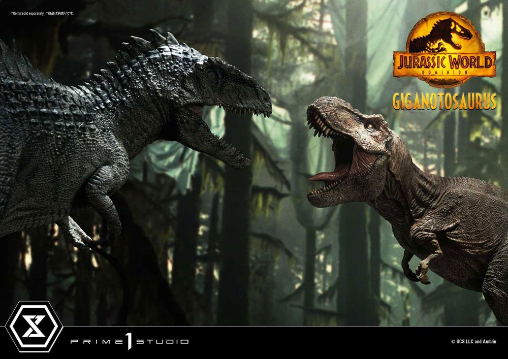 Jurassic World Dominion - Prime Collectibles Statue 1/38 - Giganotosaurus Toy Version