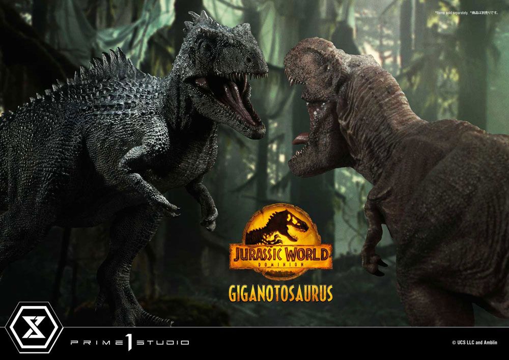 Jurassic World Dominion - Prime Collectibles Statue 1/38 - Giganotosaurus Toy Version