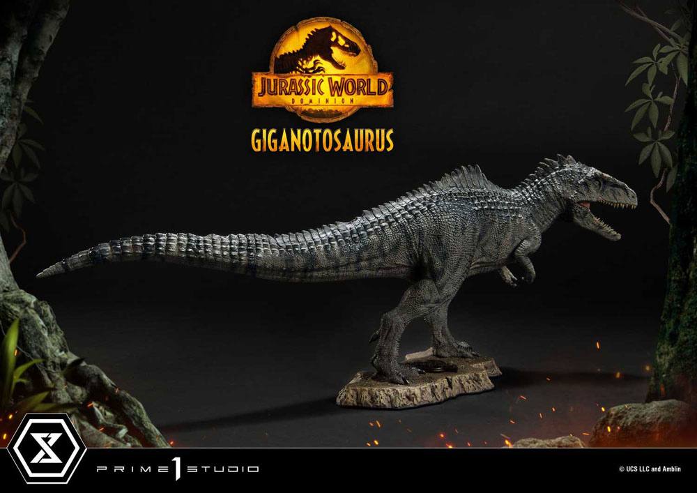 Jurassic World Dominion - Prime Collectibles Statue 1/38 - Giganotosaurus Toy Version