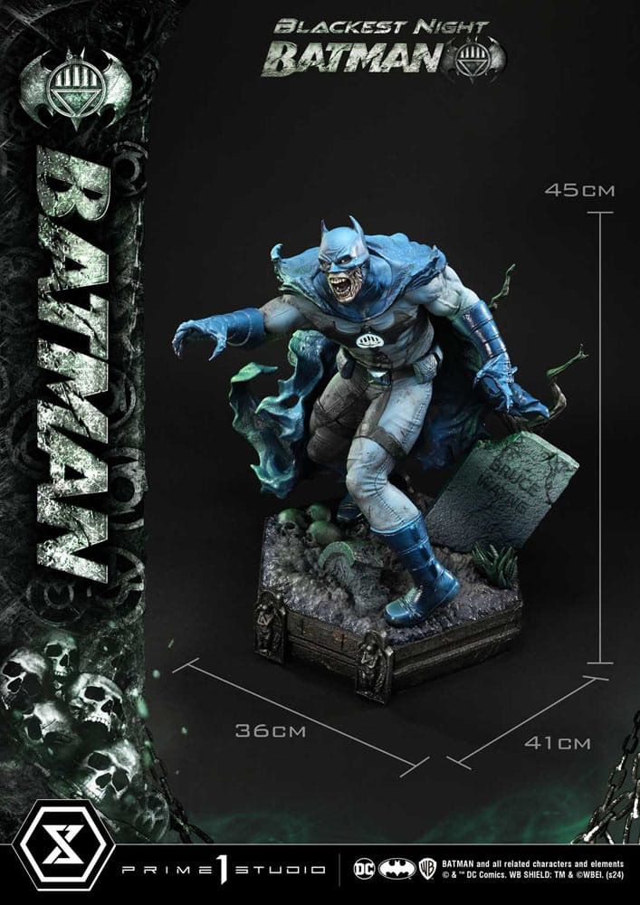 DC Comics - Batman Premium Masterline Series Statue - Batman Blackest Night Version