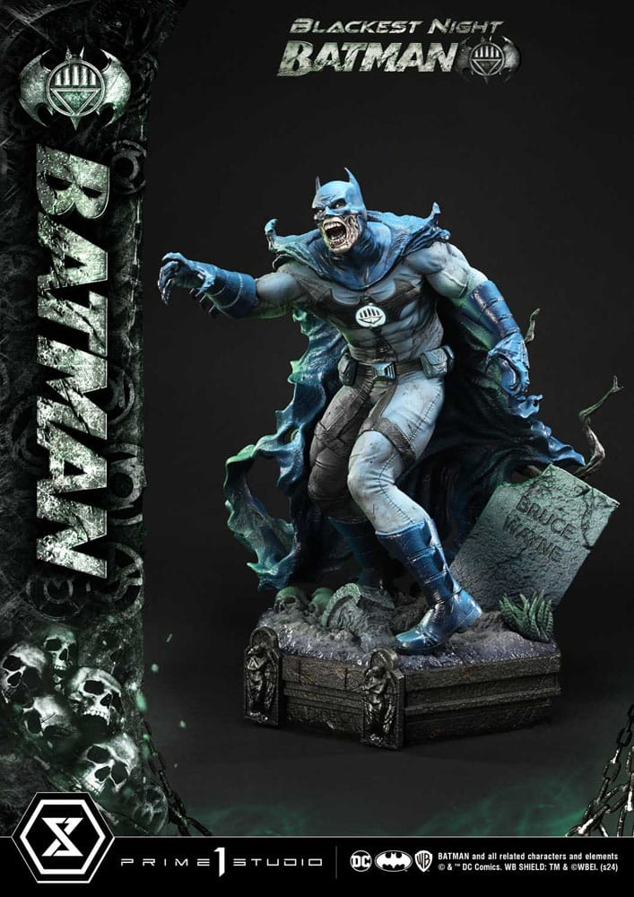 DC Comics - Batman Premium Masterline Series Statue - Batman Blackest Night Version