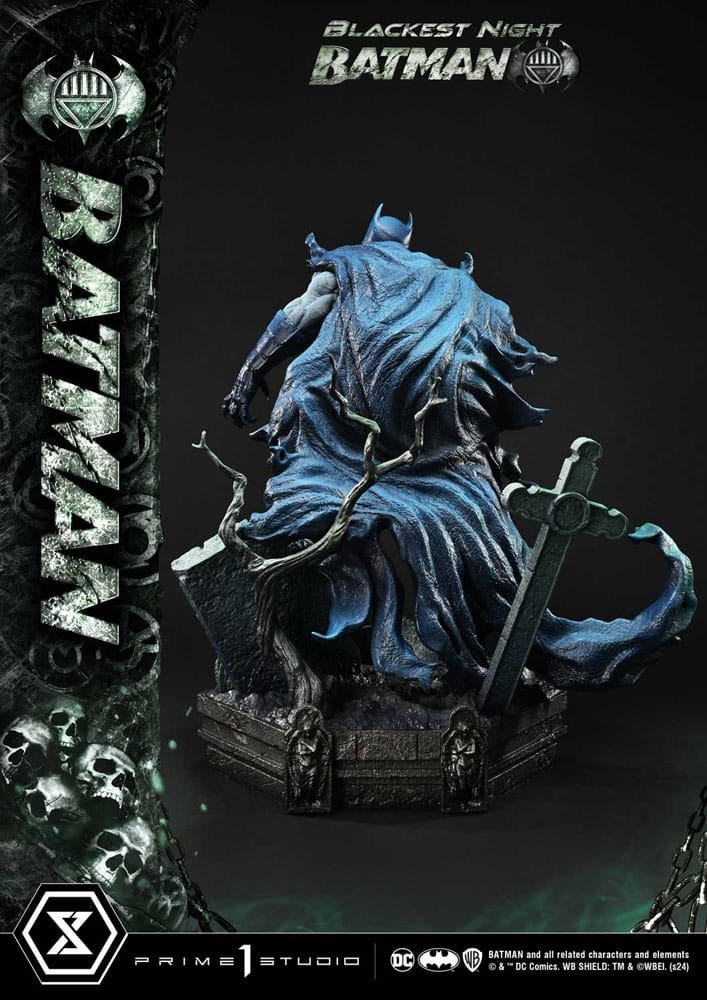 DC Comics - Batman Premium Masterline Series Statue - Batman Blackest Night Version