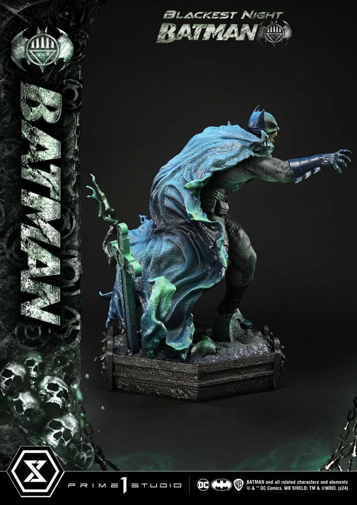 DC Comics - Batman Premium Masterline Series Statue - Batman Blackest Night Version