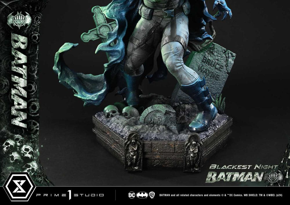 DC Comics - Batman Premium Masterline Series Statue - Batman Blackest Night Version