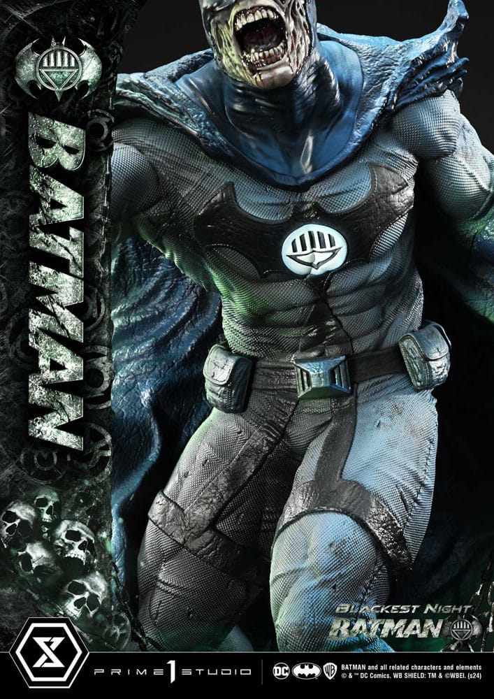 DC Comics - Batman Premium Masterline Series Statue - Batman Blackest Night Version