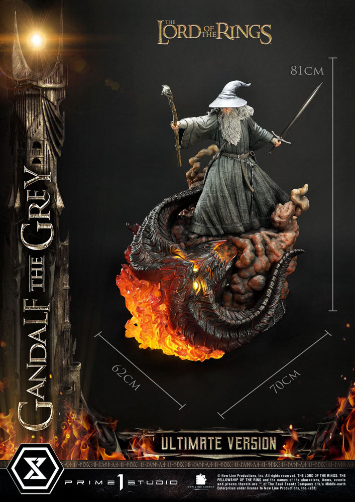 Lord of the Rings - Statue 1/4 - Gandalf the Grey Ultimate Version 81 cm