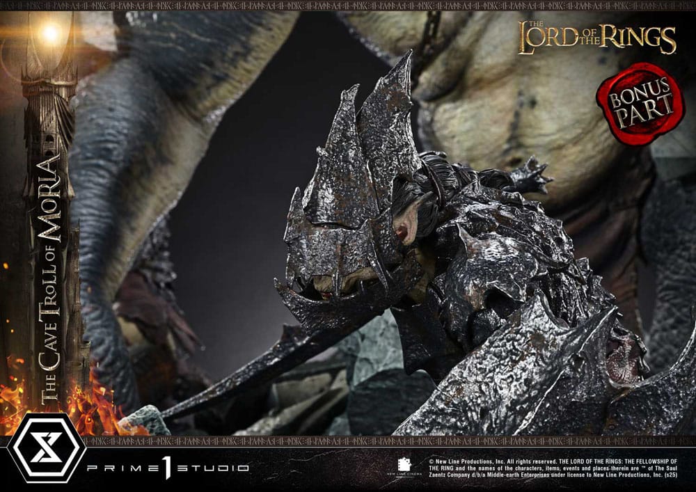 The Lord of the Rings Premium Masterline Series Statue 1/6 Cave Troll of Moria Bonus Version 91 cm
