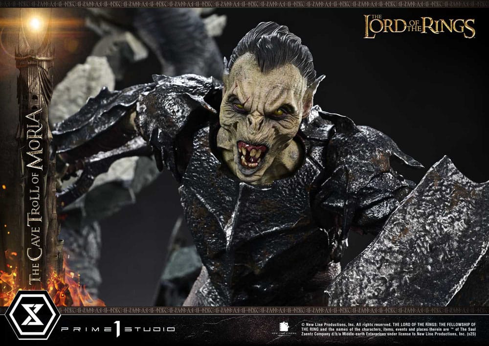 The Lord of the Rings Premium Masterline Series Statue 1/6 Cave Troll of Moria Bonus Version 91 cm