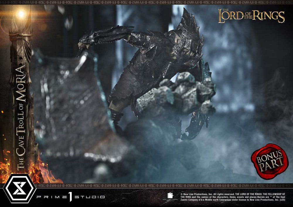The Lord of the Rings Premium Masterline Series Statue 1/6 Cave Troll of Moria Bonus Version 91 cm