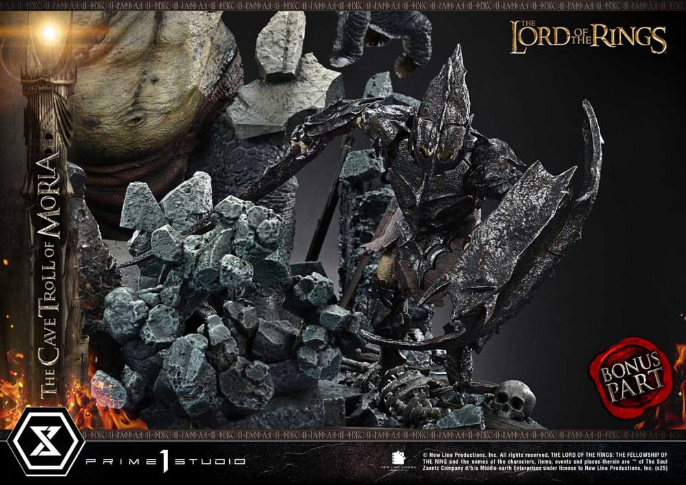 The Lord of the Rings Premium Masterline Series Statue 1/6 Cave Troll of Moria Bonus Version 91 cm