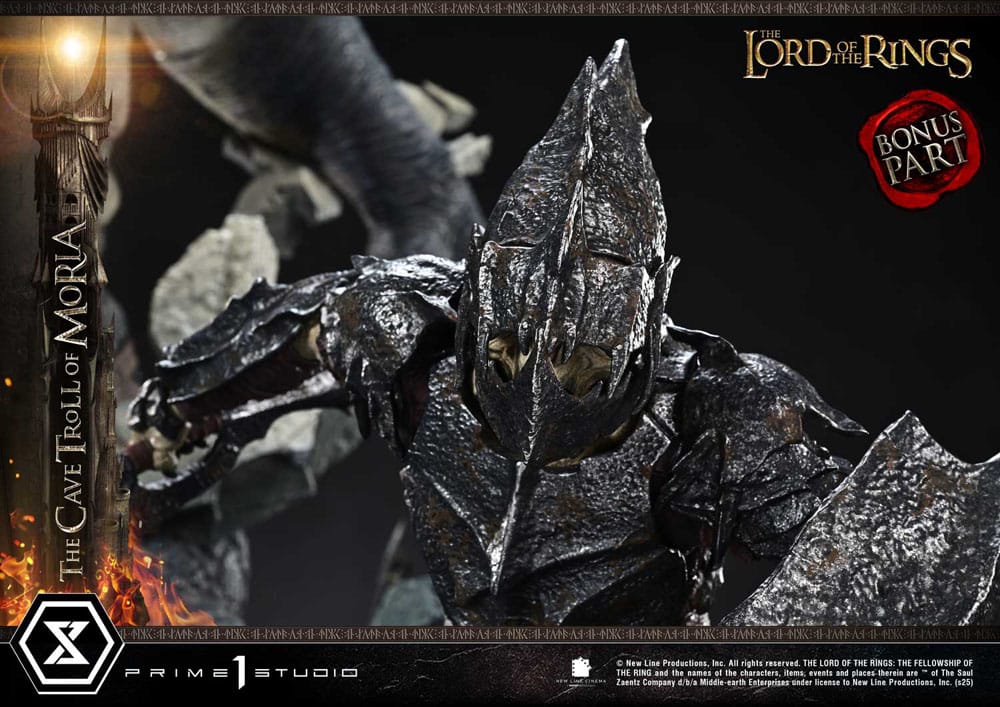 The Lord of the Rings Premium Masterline Series Statue 1/6 Cave Troll of Moria Bonus Version 91 cm