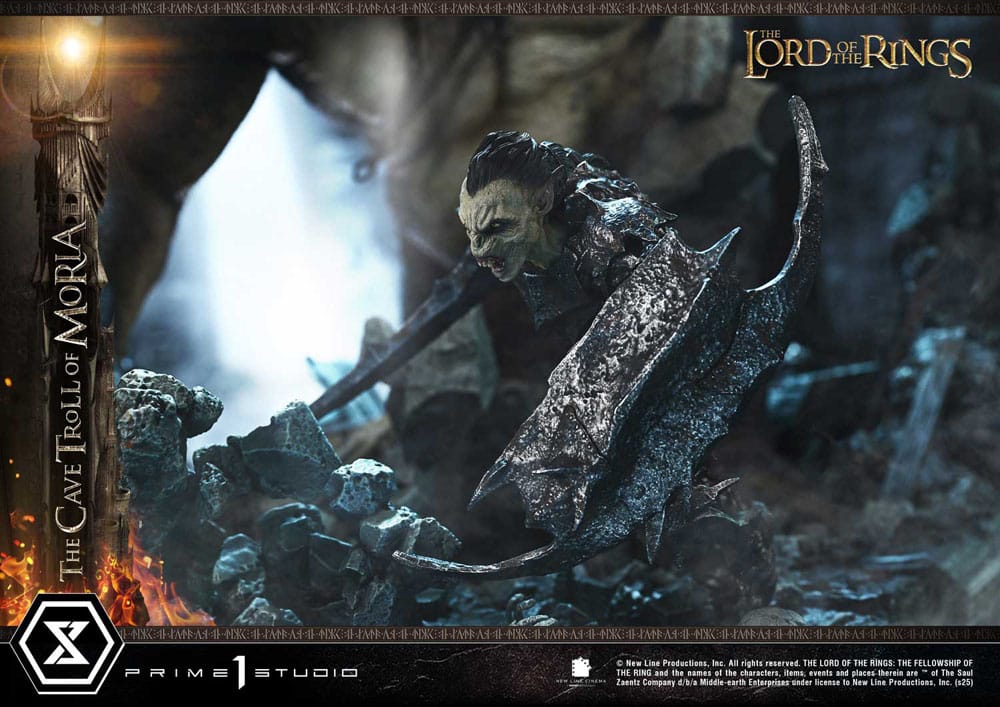 The Lord of the Rings Premium Masterline Series Statue 1/6 Cave Troll of Moria Bonus Version 91 cm