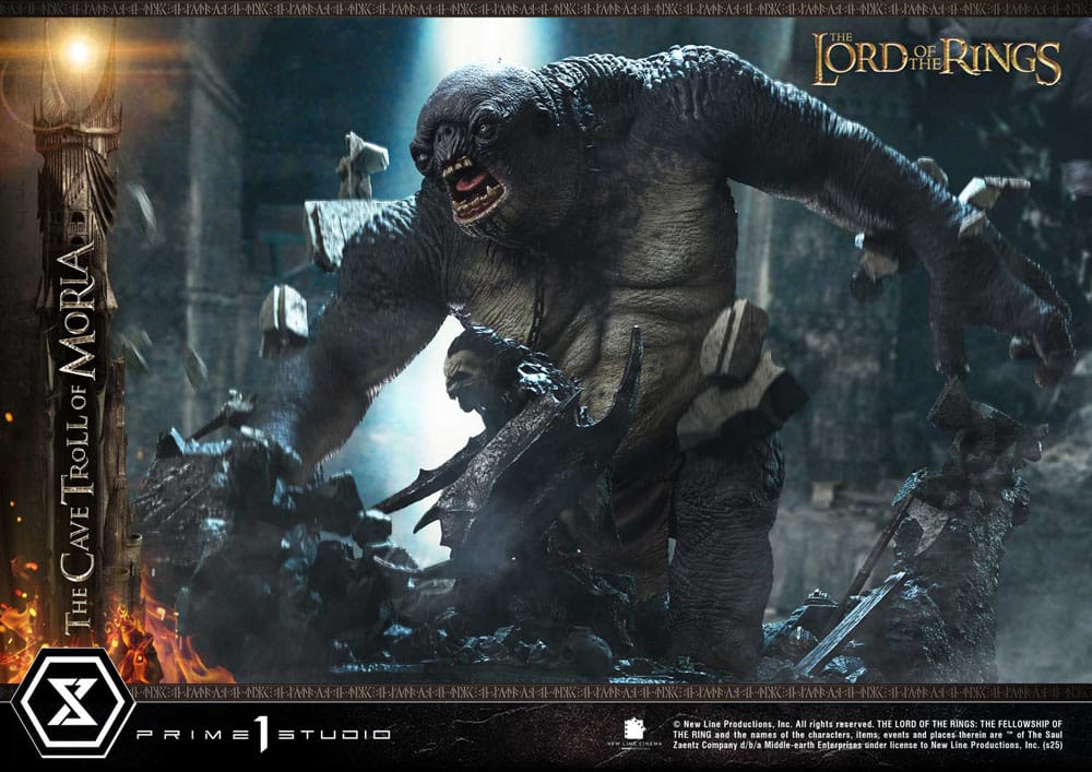 The Lord of the Rings Premium Masterline Series Statue 1/6 Cave Troll of Moria Bonus Version 91 cm
