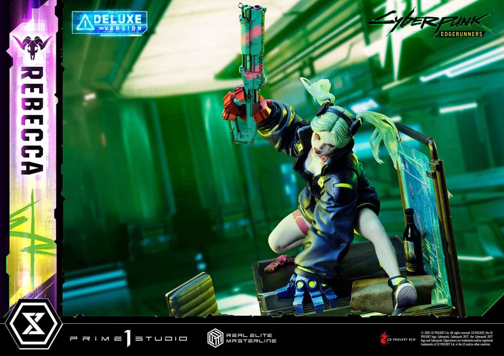 Cyberpunk: Edgerunners Real Elite Masterline Series Statue 1/4 Rebecca Deluxe Bonus Version 54 cm