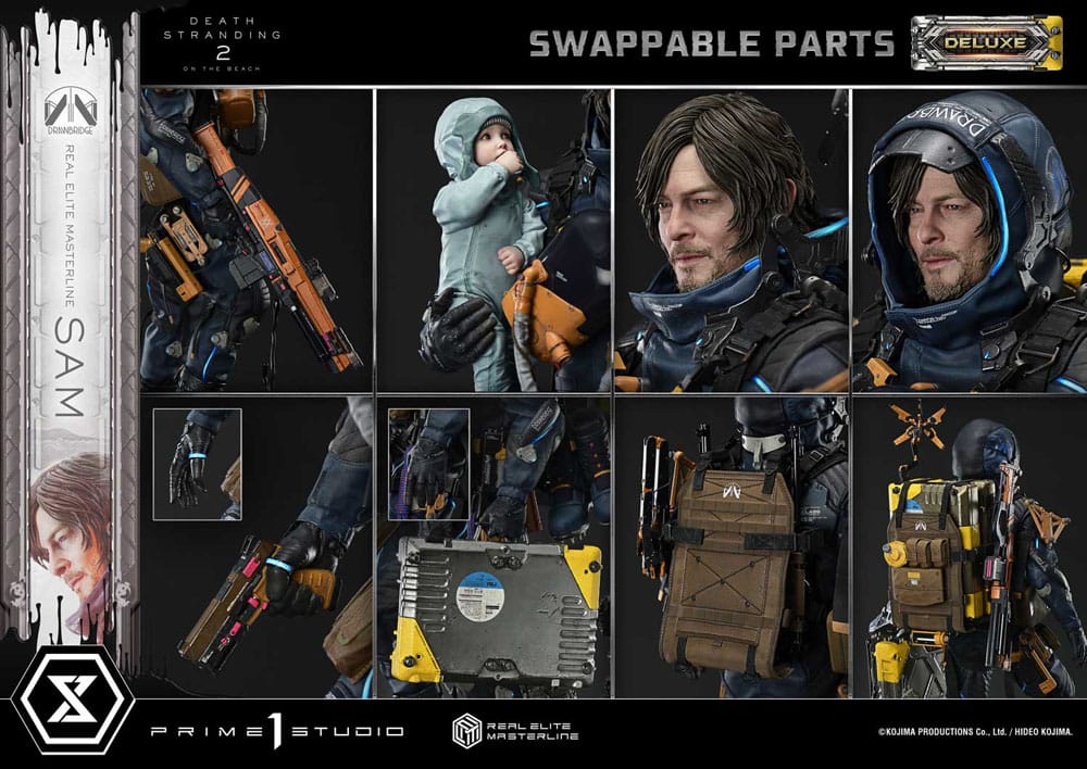 Death Stranding 2: On the Beach Real Elite Masterline Series Statue 1/3 Sam Deluxe Version 83 cm