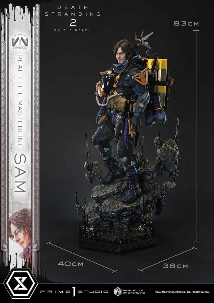 Death Stranding 2: On the Beach Real Elite Masterline Series Statue 1/3 Sam Deluxe Bonus Version 83 cm