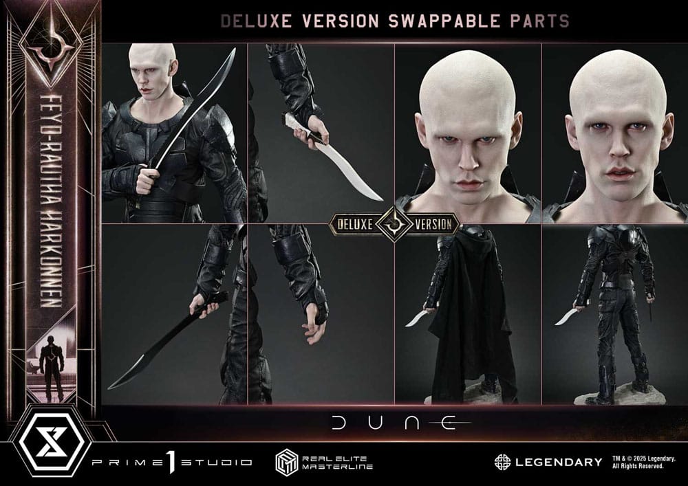 Dune: Part Two Real Elite Masterline Series Statue 1/3 Feyd-Rautha Harkonnen Ultimate Bonus Version 83 cm
