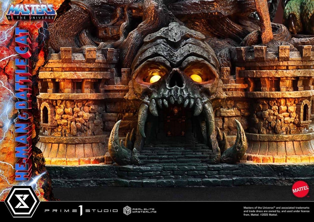 Masters of the Universe Real Elite Masterline Series Statue 1/4 He-Man & Battle Cat 86 cm