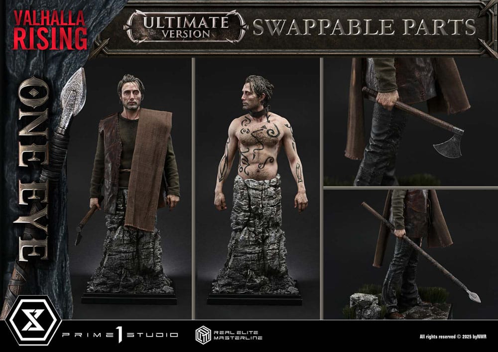 Valhalla Rising Real Elite Masterline Series Statue 1/4 One Eye Ultimate Bonus Version 57 cm