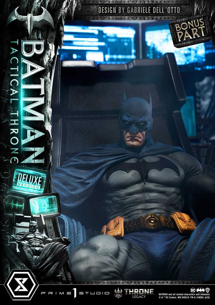 DC Comics - Throne Legacy Collection Statue 1/3 - Batman Tactical Throne Deluxe Bonus Version
