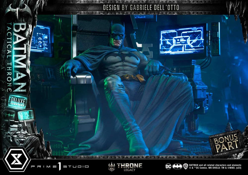 DC Comics - Throne Legacy Collection Statue 1/3 - Batman Tactical Throne Deluxe Bonus Version