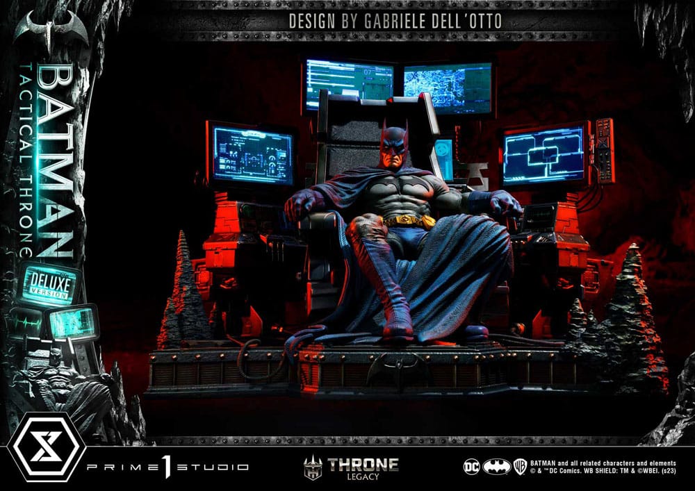 DC Comics - Throne Legacy Collection Statue 1/3 - Batman Tactical Throne Deluxe Bonus Version