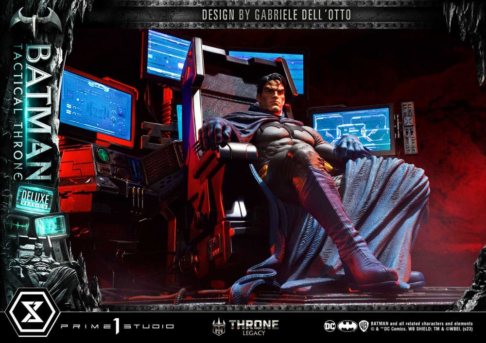 DC Comics - Throne Legacy Collection Statue 1/3 - Batman Tactical Throne Deluxe Bonus Version