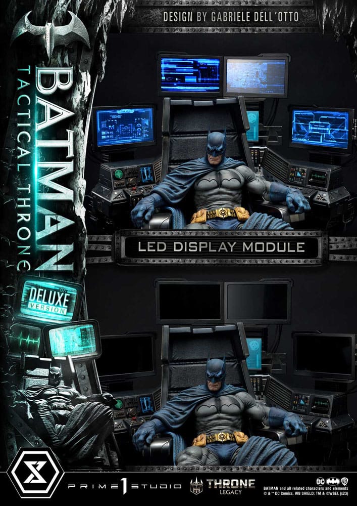 DC Comics - Throne Legacy Collection Statue 1/3 - Batman Tactical Throne Deluxe Bonus Version