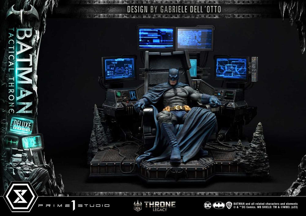 DC Comics - Throne Legacy Collection Statue 1/3 - Batman Tactical Throne Deluxe Bonus Version