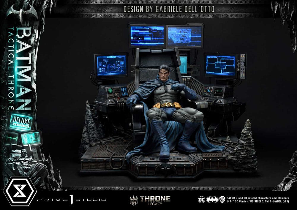 DC Comics - Throne Legacy Collection Statue 1/3 - Batman Tactical Throne Deluxe Bonus Version