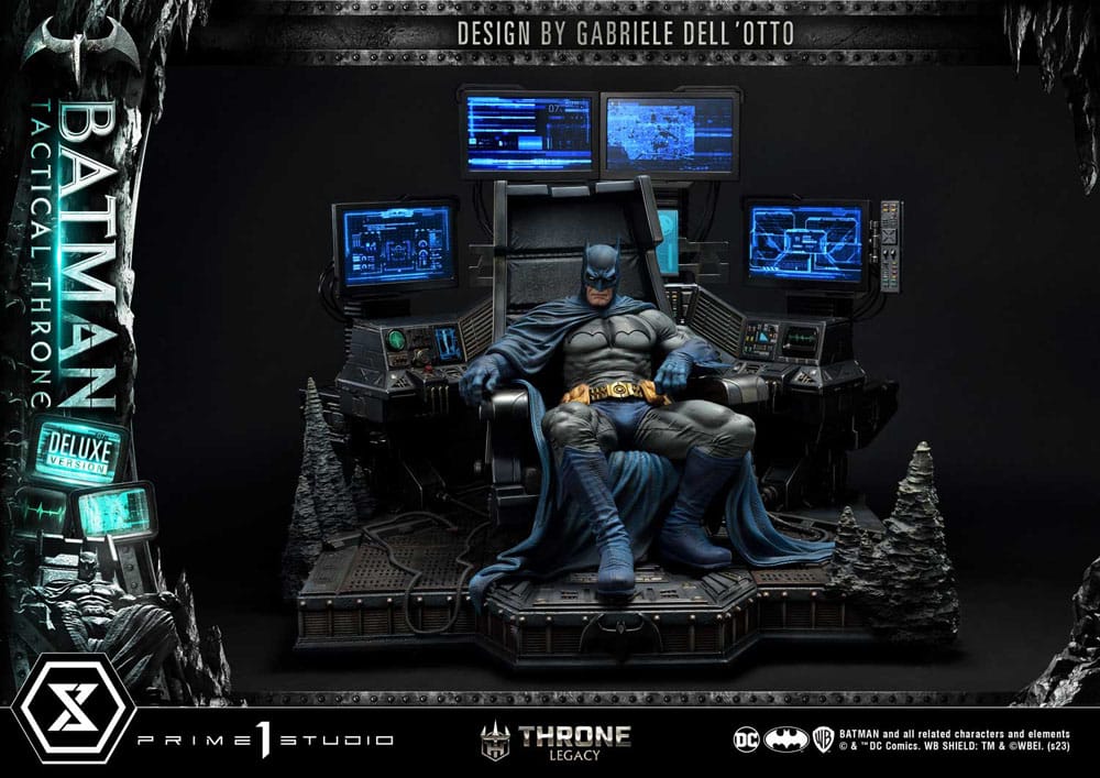 DC Comics - Throne Legacy Collection Statue 1/3 - Batman Tactical Throne Deluxe Bonus Version