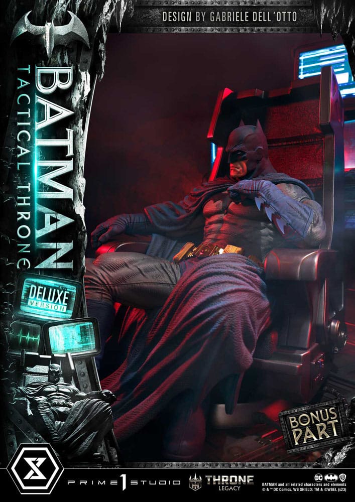 DC Comics - Throne Legacy Collection Statue 1/3 - Batman Tactical Throne Deluxe Bonus Version