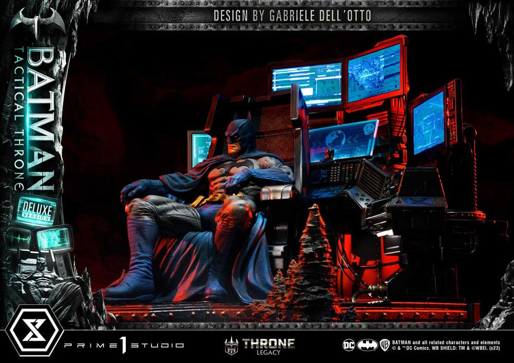 DC Comics - Throne Legacy Collection Statue 1/3 - Batman Tactical Throne Deluxe Bonus Version